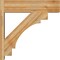 Ekena Millwork Merced Block Rough Sawn Outlooker, Western Red Cedar, 8"W x 30"D x 30"H OUT08X30X30MRC05RWR - alternate 2